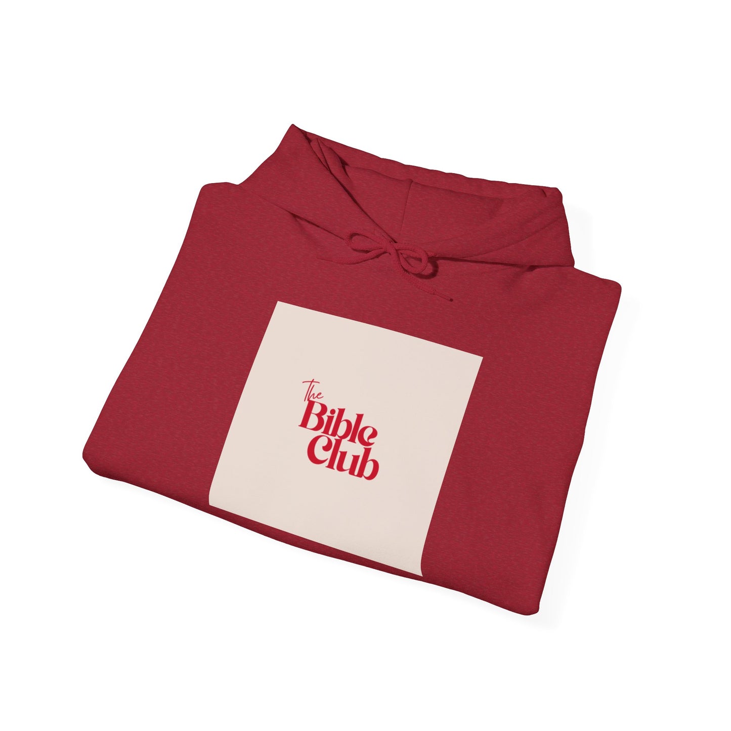 The Bible Club Hoodie, Cozy Gift for Bible Study Groups, Relaxed Fit, Church Events, Everyday Wear