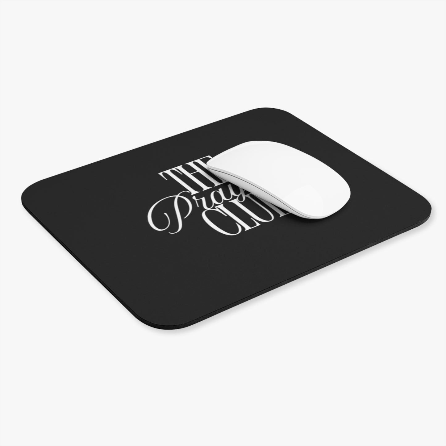 The Prayer Club Mouse Pad - Spiritual Inspiration Desk Accessory, Stylish Rectangle Mat, Gift for Religious Friends, Home Office Decor,