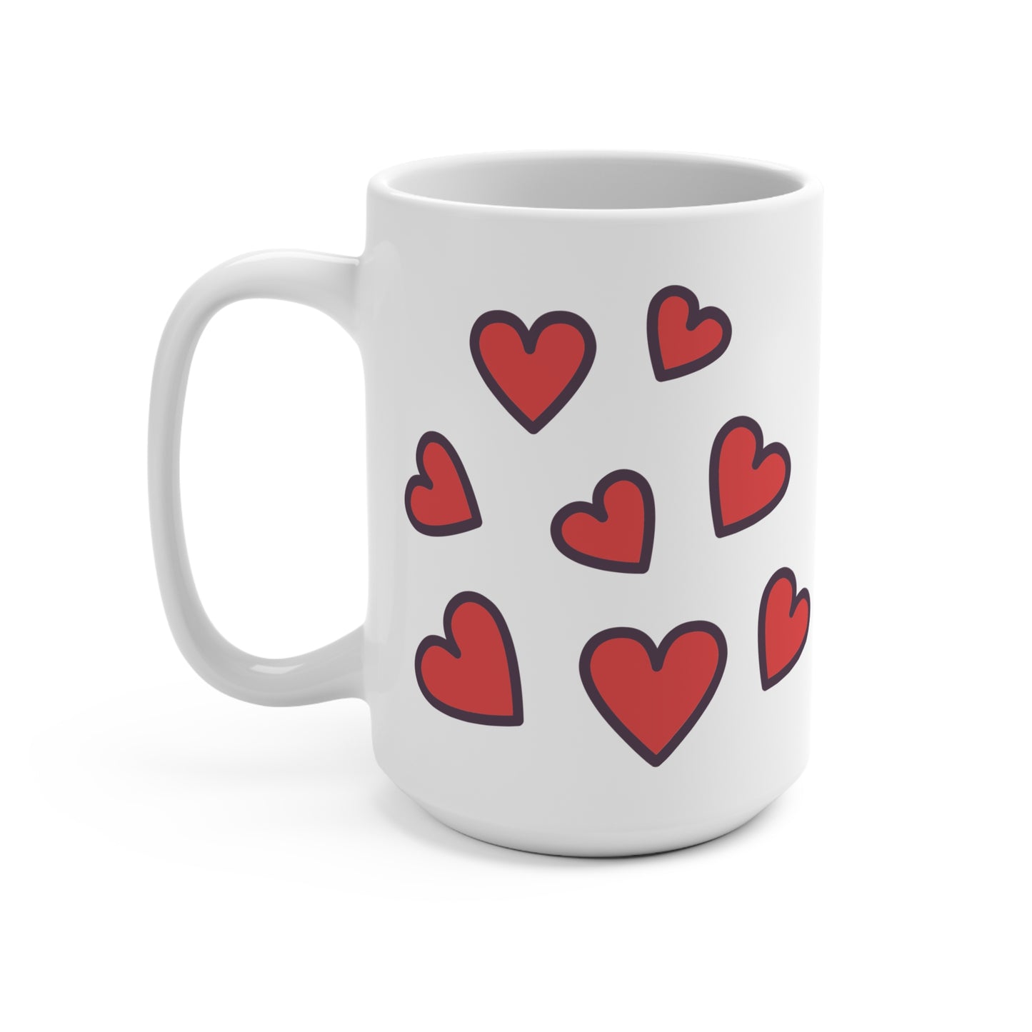 Fear Not Inspirational Heart Mug, Motivational Coffee Cup, Gift for Friends, Faith-Based Mug, Uplifting Drinkware, Christian Mug, Religious