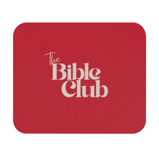 Bible Club Mouse Pad, Christian Desk Accessory, Office Decor, Inspirational Gift, Faith-Based Study Essential, Scripture Work Mat