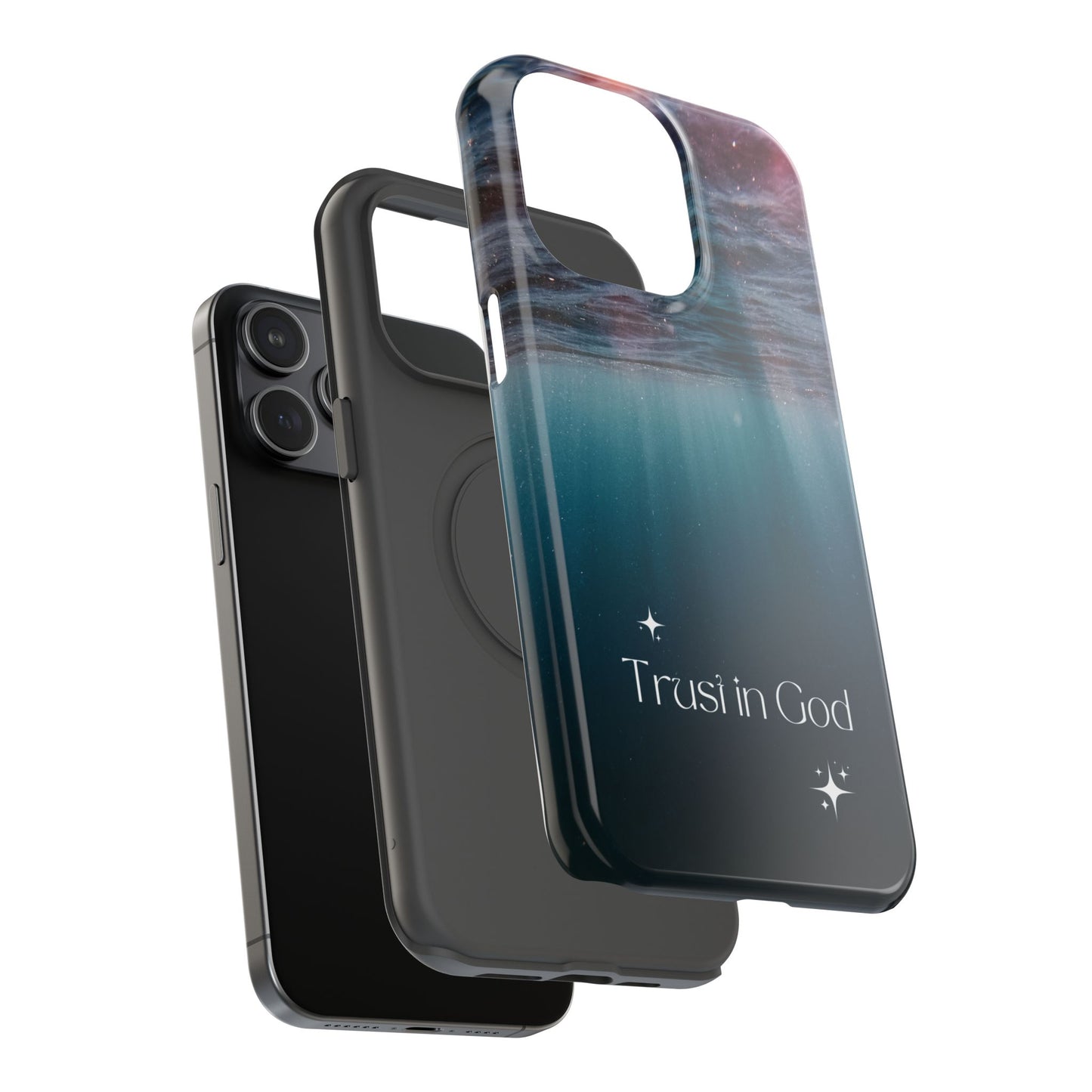 Trust in God Inspirational Impact Resistant Phone Case,  Motivational Gift, Faith-Based Accessory, Unique Phone Cover