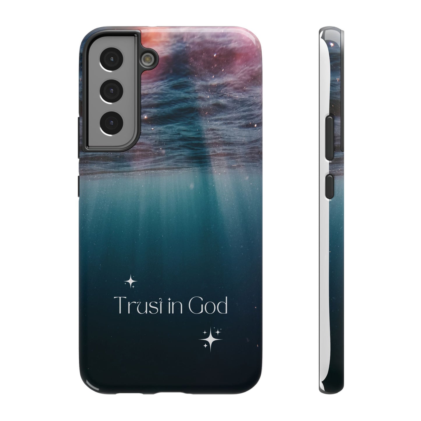 Trust in God Inspirational Impact Resistant Phone Case,  Motivational Gift, Faith-Based Accessory, Unique Phone Cover