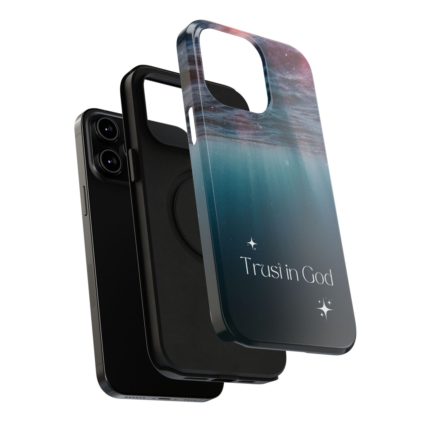 Trust in God Inspirational Impact Resistant Phone Case,  Motivational Gift, Faith-Based Accessory, Unique Phone Cover