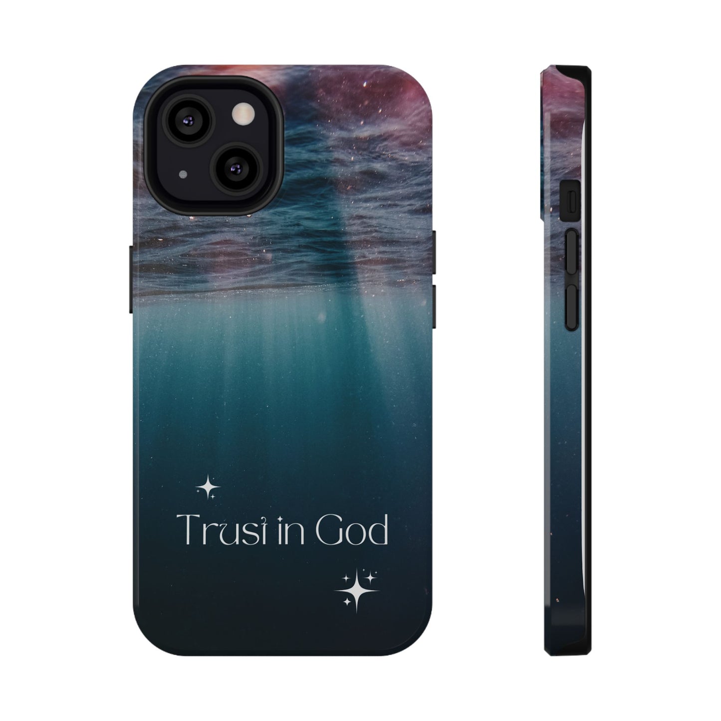 Trust in God Inspirational Impact Resistant Phone Case,  Motivational Gift, Faith-Based Accessory, Unique Phone Cover