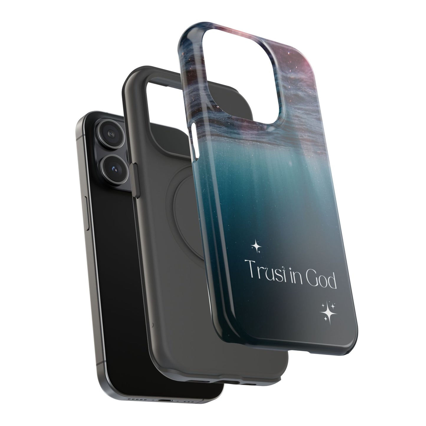 Trust in God Inspirational Impact Resistant Phone Case,  Motivational Gift, Faith-Based Accessory, Unique Phone Cover