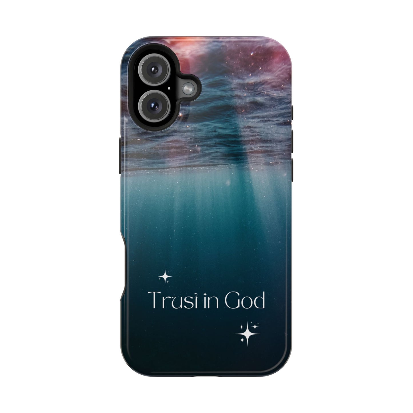 Trust in God Inspirational Impact Resistant Phone Case,  Motivational Gift, Faith-Based Accessory, Unique Phone Cover
