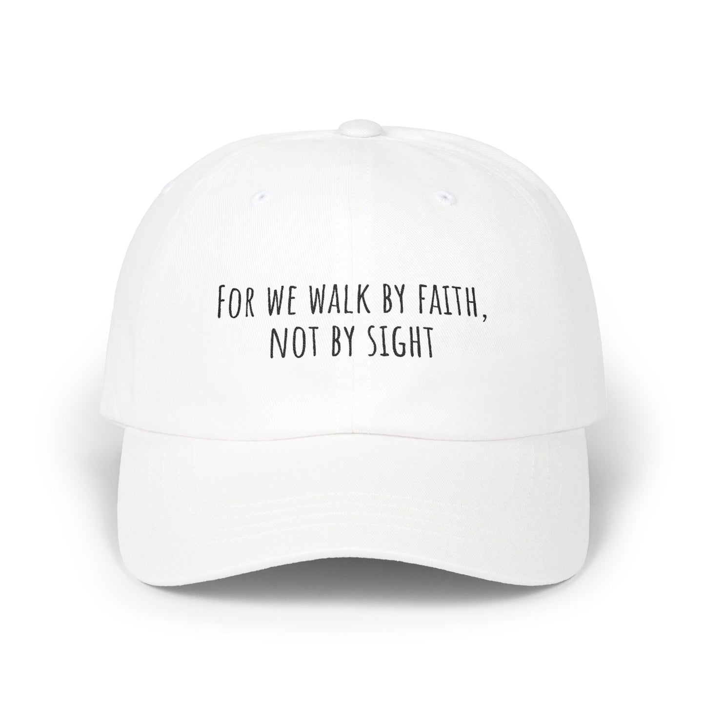 Walk by Faith-Inspired Classic Dad Cap | Adjustable Dad Hat, Religious Gift, Inspirational Fashion