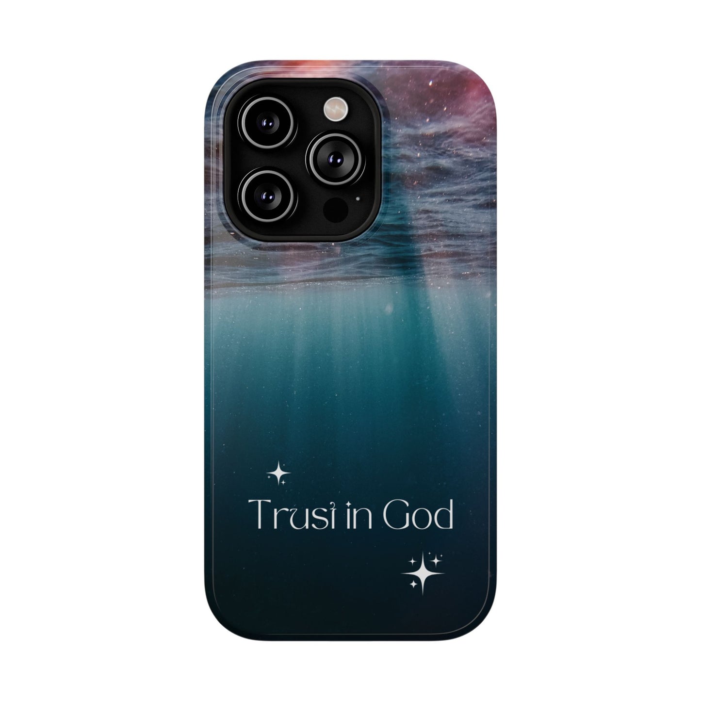 Trust in God Inspirational Impact Resistant Phone Case,  Motivational Gift, Faith-Based Accessory, Unique Phone Cover