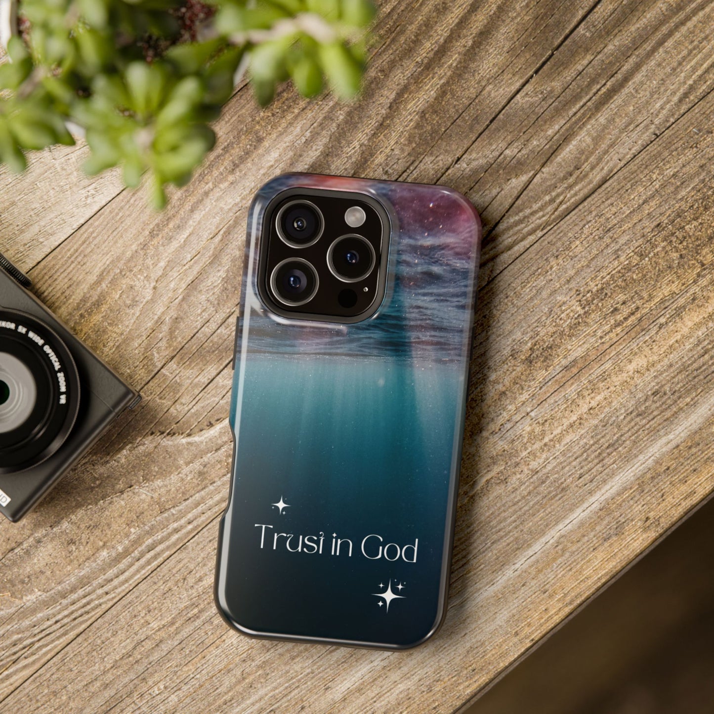 Trust in God Inspirational Impact Resistant Phone Case,  Motivational Gift, Faith-Based Accessory, Unique Phone Cover