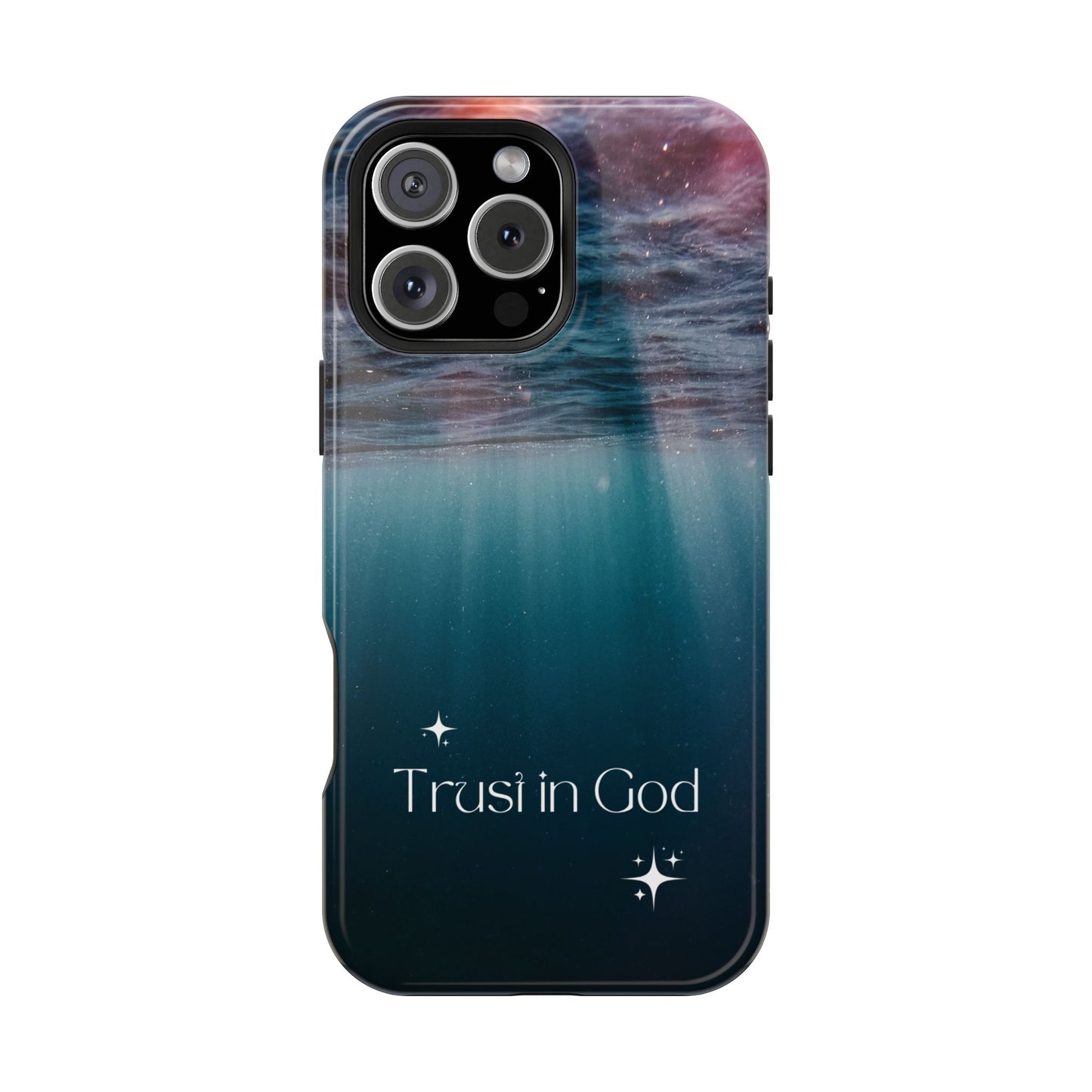 Trust in God Inspirational Impact Resistant Phone Case,  Motivational Gift, Faith-Based Accessory, Unique Phone Cover