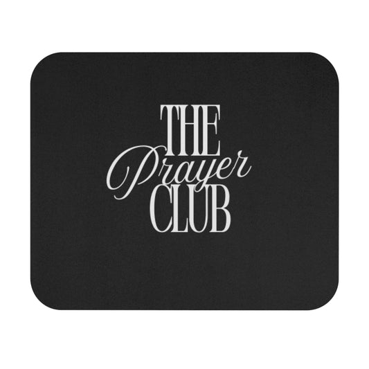 The Prayer Club Mouse Pad - Spiritual Inspiration Desk Accessory, Stylish Rectangle Mat, Gift for Religious Friends, Home Office Decor,
